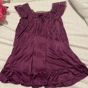 Purple baby doll top